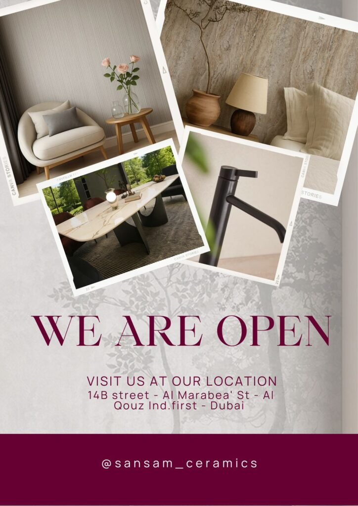 Sansam Ceramics — We Are Open