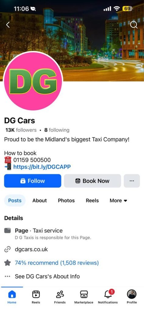 DG Cars profile screenshot